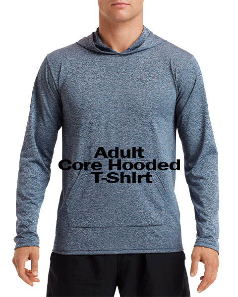 Adult Core Hooded T-Shirt