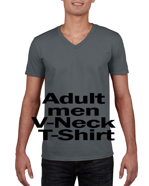 Adult men V-neck