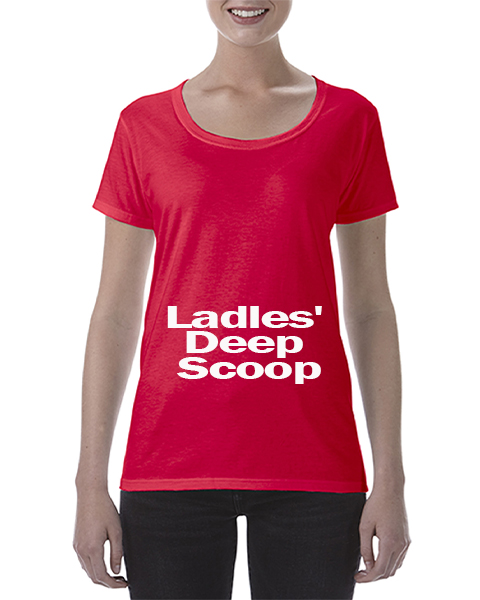 Ladies' Deep Scoop T-Shirt